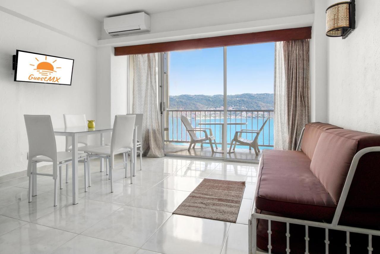 Suites con Playa Privada en Condominio Torres Gemelas Acapulco Exterior foto